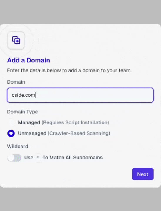 Adding subdomains