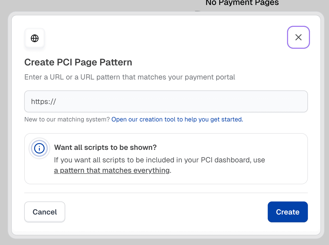 PCI DSS configuration