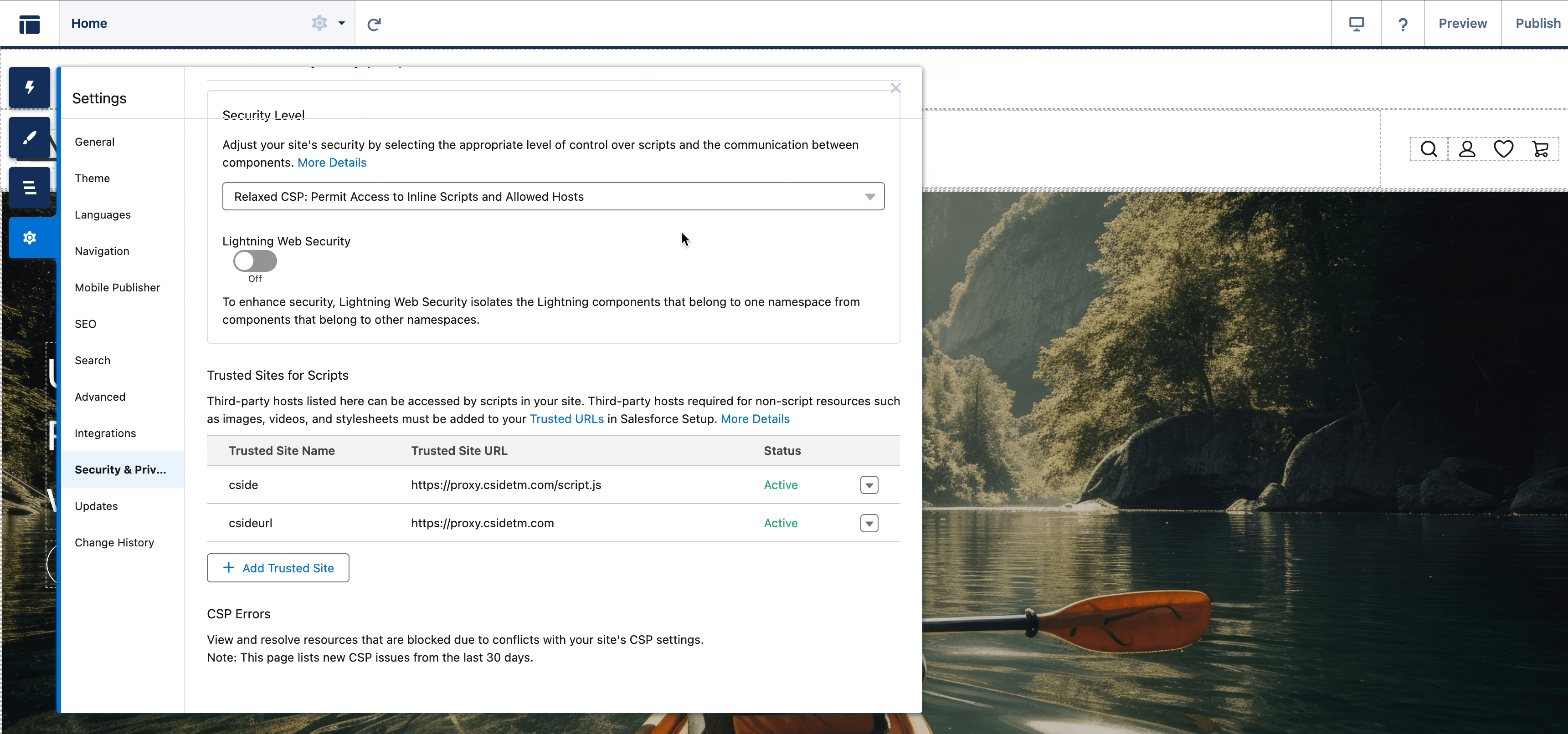Edit Salesforce HTML cside